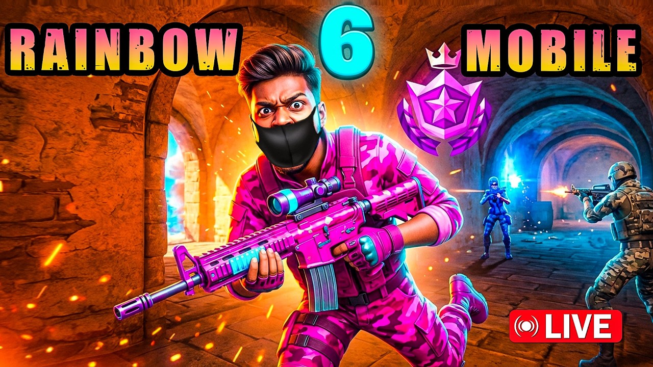 LIVE 🔴Let’s Try Some Tactical Plays 🎯 | Rainbow Six Mobile LIVE | Ranibowsix Mobile