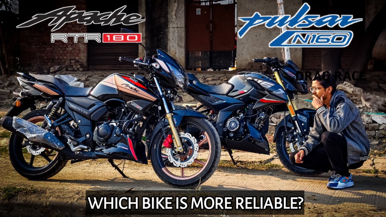 TVS Apache 180 2v Vs Bajaj Pulsar N160 | Detailed Comparison | Full Review