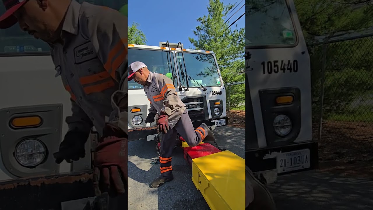 Trash truck Tow