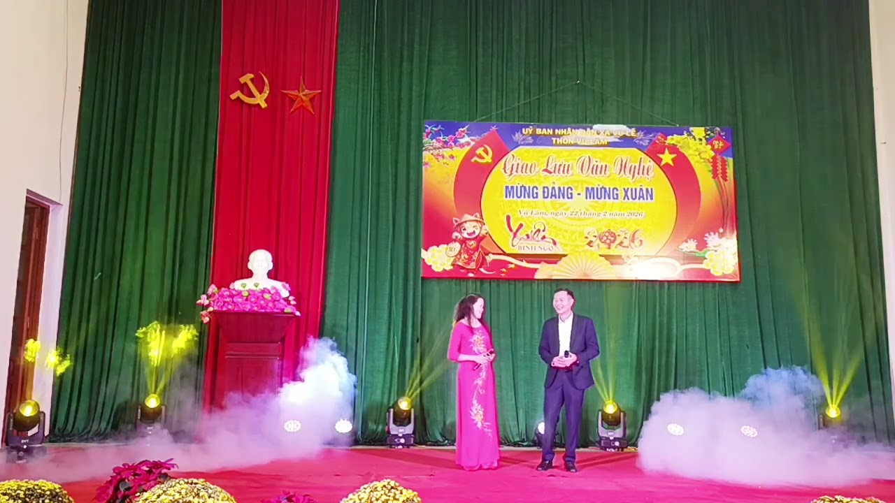Mùa xuân trên quê hương Hoàng Nhân, thôn Ngả hai, song ca thôn Quang Thái.