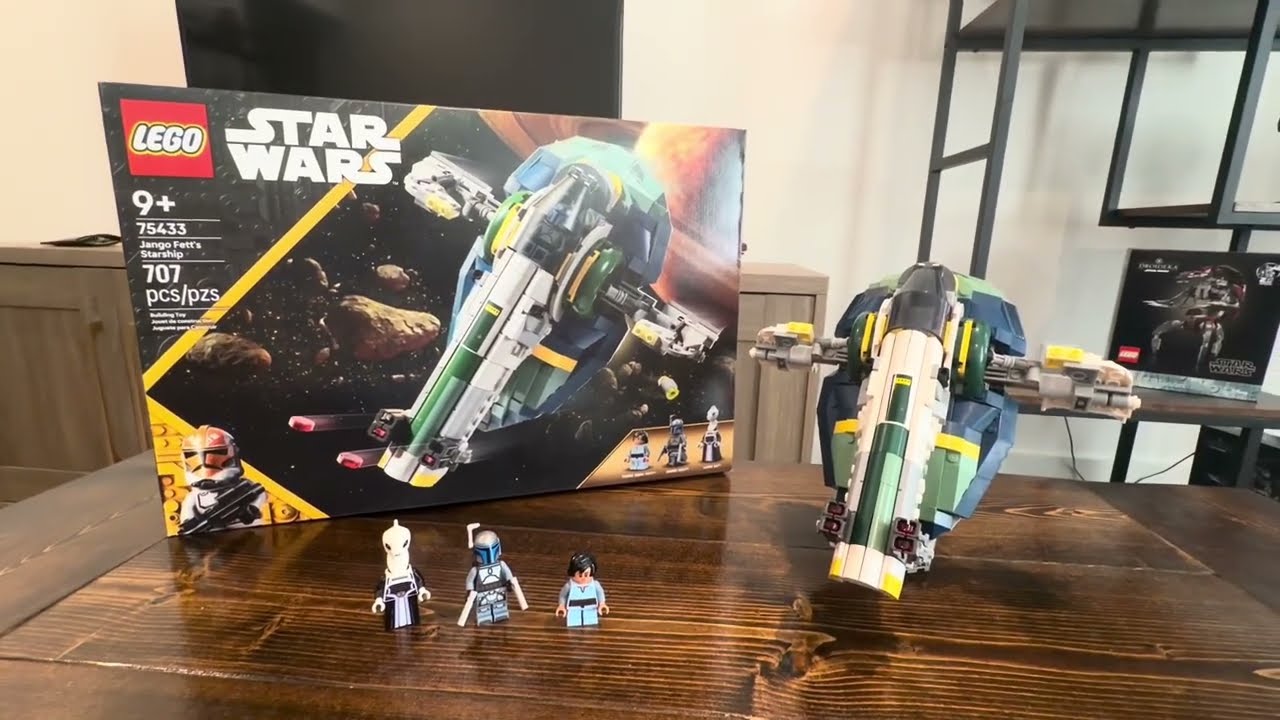 LEGO STAR WARS Set 75433 Jango Fett’s Slave 1 Review! 