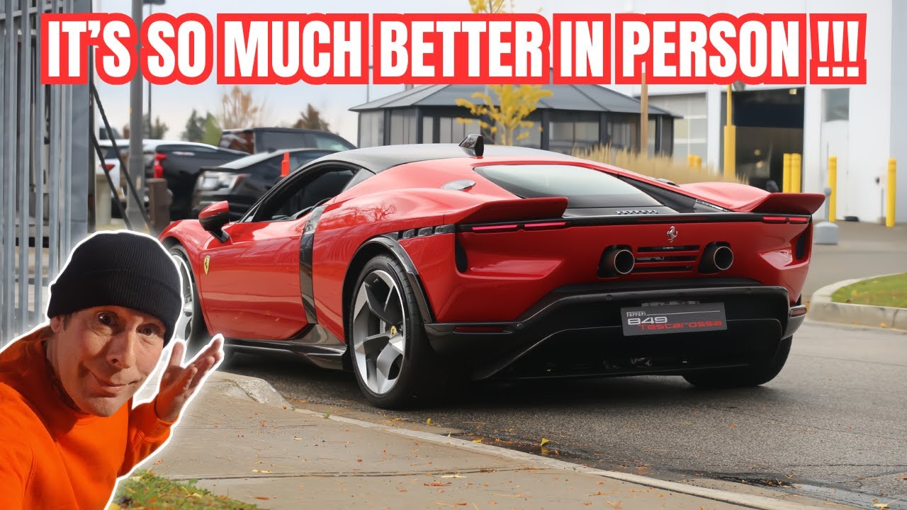 Мне совершенно случайно довелось увидеть доставку нового Ferrari 849 Testarossa, и он потрясающий!