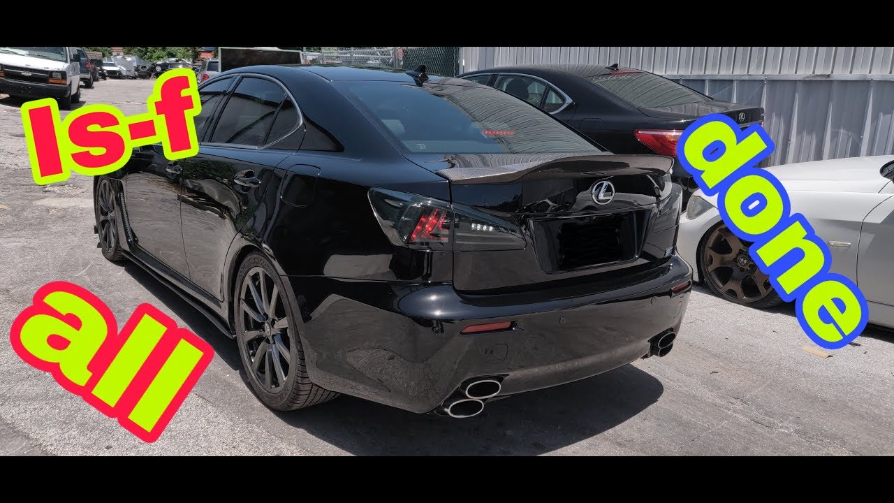 Rebuilding a Wrecked LEXUS IS-f / Part 3  (all done)