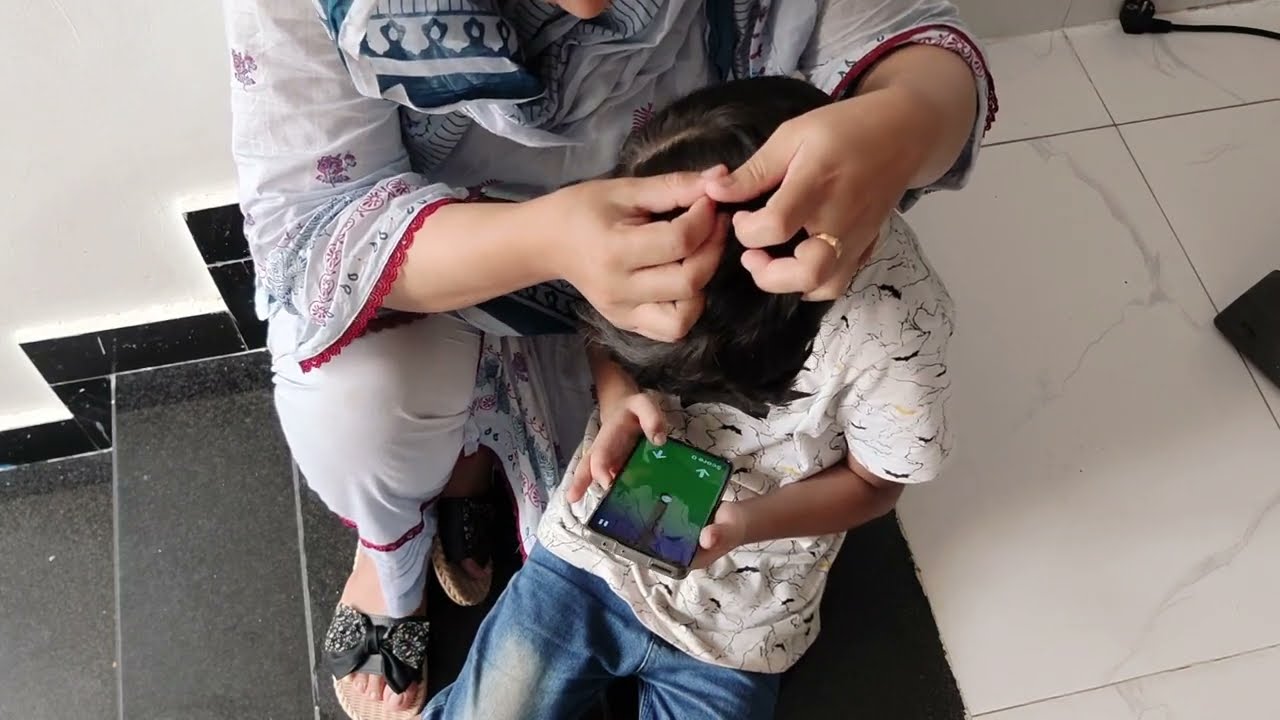 My Son's Nit Picking Full Video||ASMR PAKISTAN