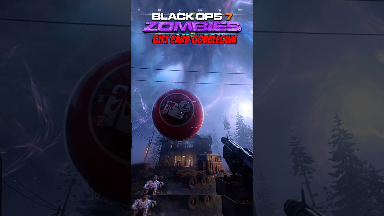 Gift Card GobbleGum in Black Ops 7 Zombies #bo7zombies #callofduty #blackops7zombies