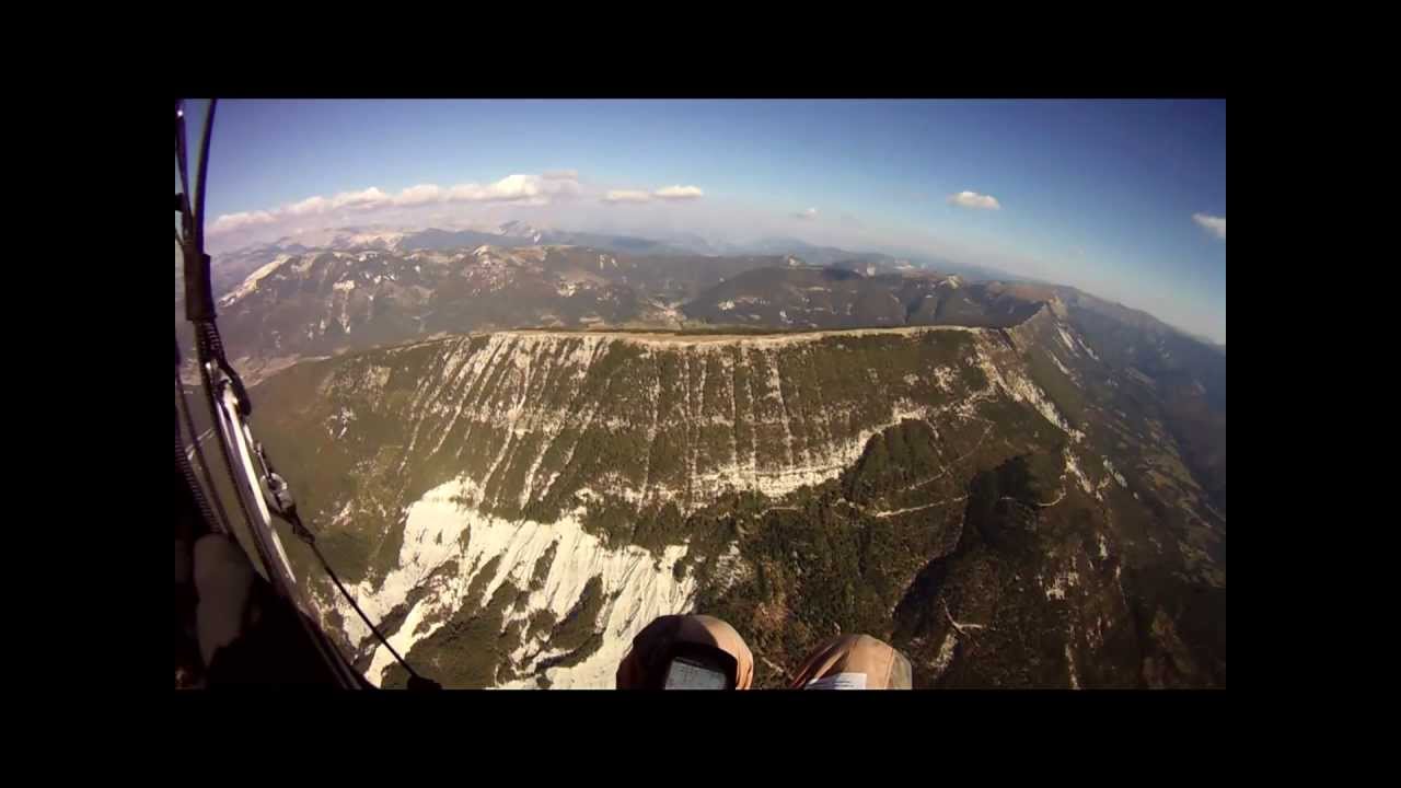 Paragliding St Andr&eacute; Les Alpes France 50 km