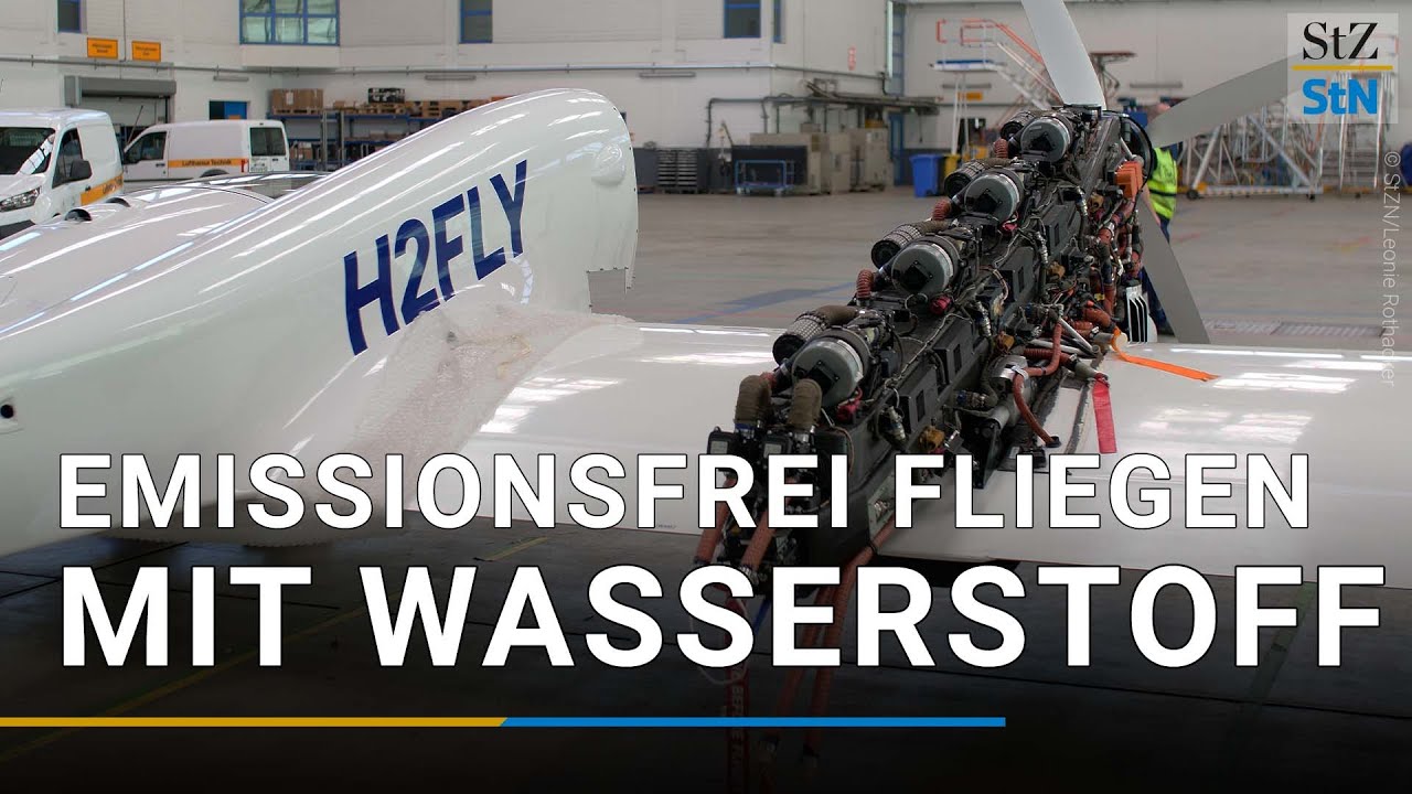 Der Flugzeugantrieb der Zukunft? Fliegen mit Wasserstoff
