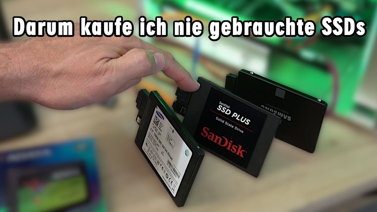 Darum kaufe ich niemals gebrauchte SSDs