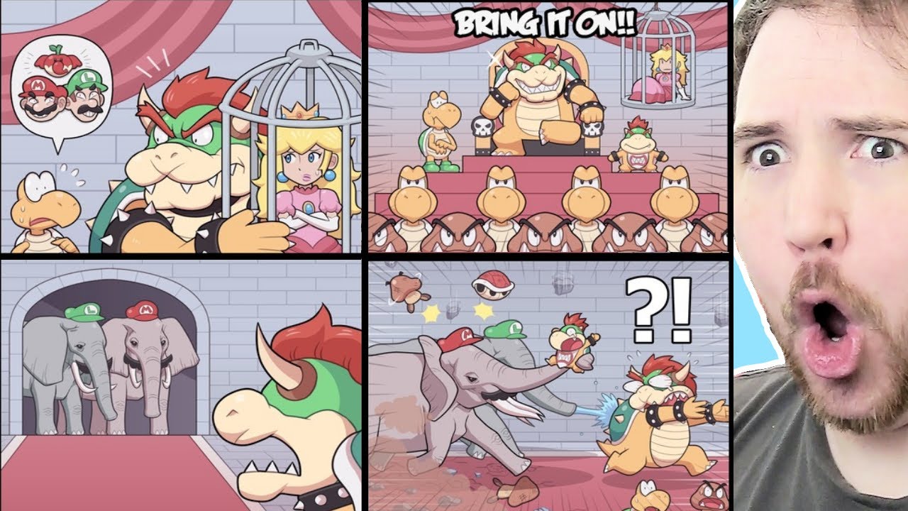MARIO'S NEW ELEPHANT POWERUP BUT REALISTIC - Video Game Memes