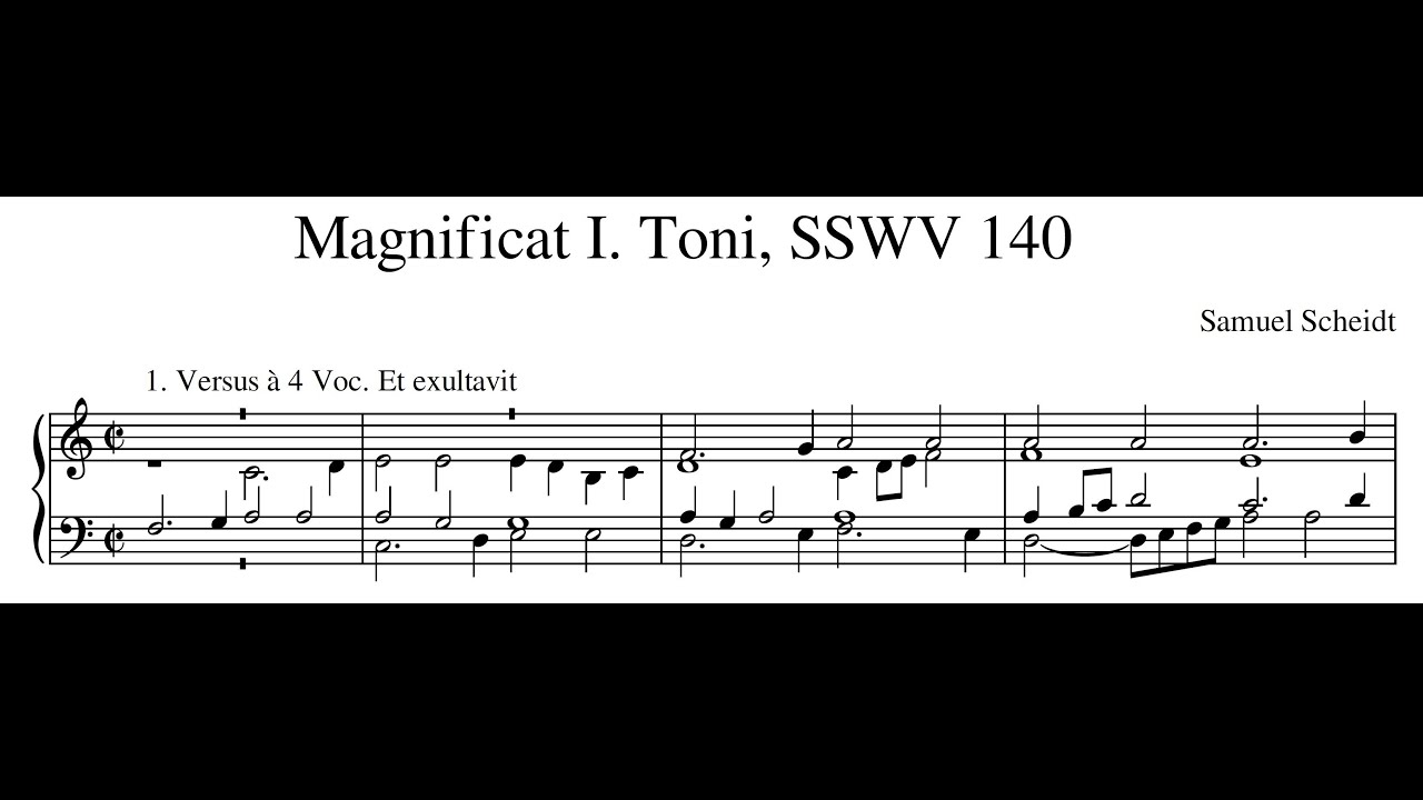 Samuel Scheidt – Magnificat primi toni, SSWV 140