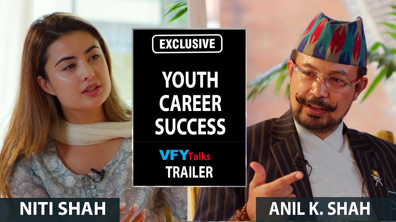 Niti Shah In Conversation With Anil K. Shah||Youth, Career and Success|| Exclusive Trailer|vfytalks