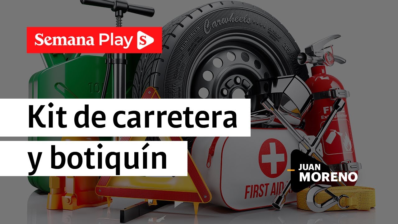 Kit de carretera y botiquín de emergencias en el carro | Juan Moreno