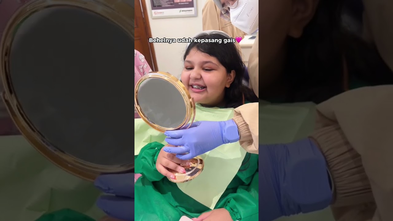 ENAKNYA KAKA CACA MAKAN APA YA ABIS PASANG BEHEL? #behelgigi #orthodontist #kids