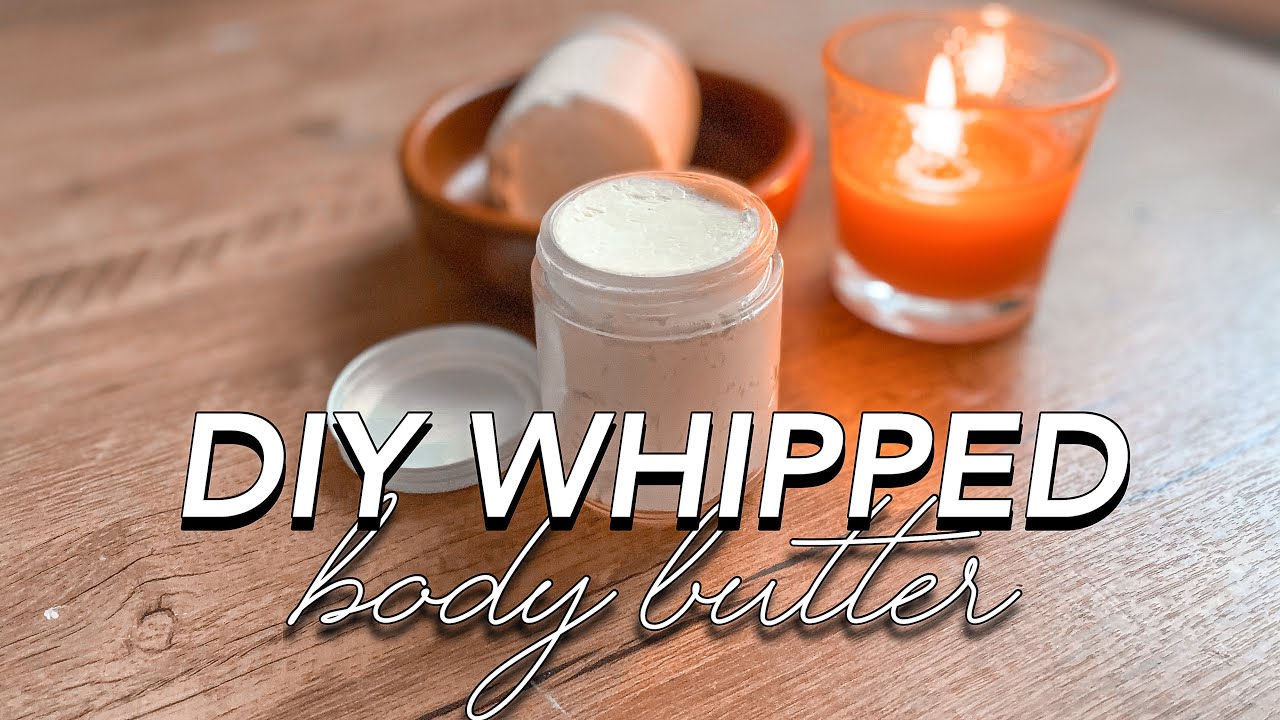 DIY WHIPPED SHEA BUTTER FOR NATURAL HAIR AND SKIN, how to make whipped shea butter for skin