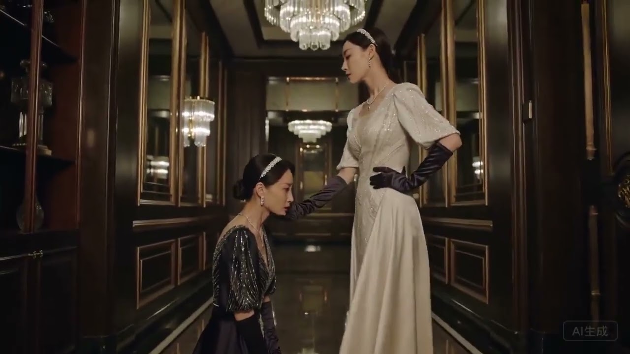 face slapping,The young lady punishes the old servant who made a mistake.
