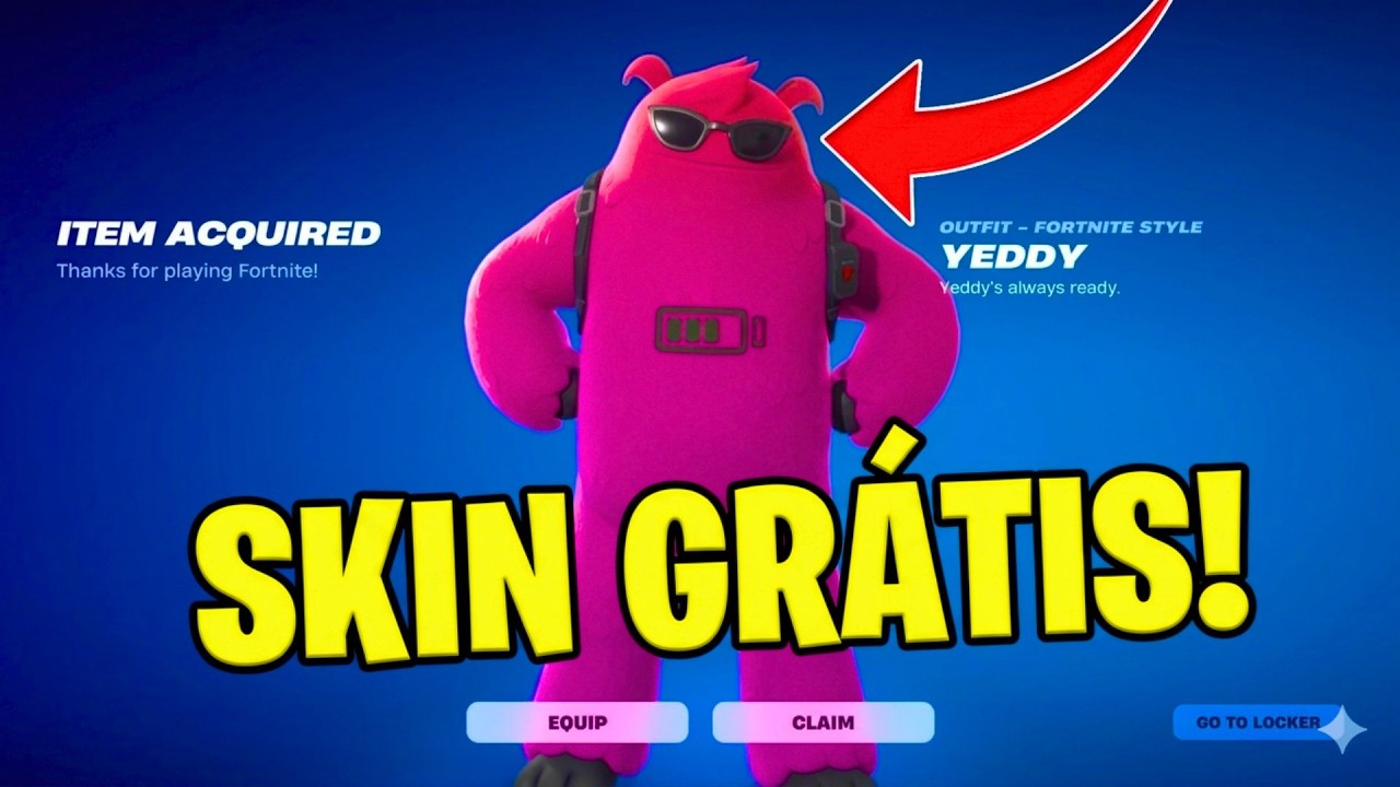HOW TO GET THE NEW FREE FORTNITE SKIN...