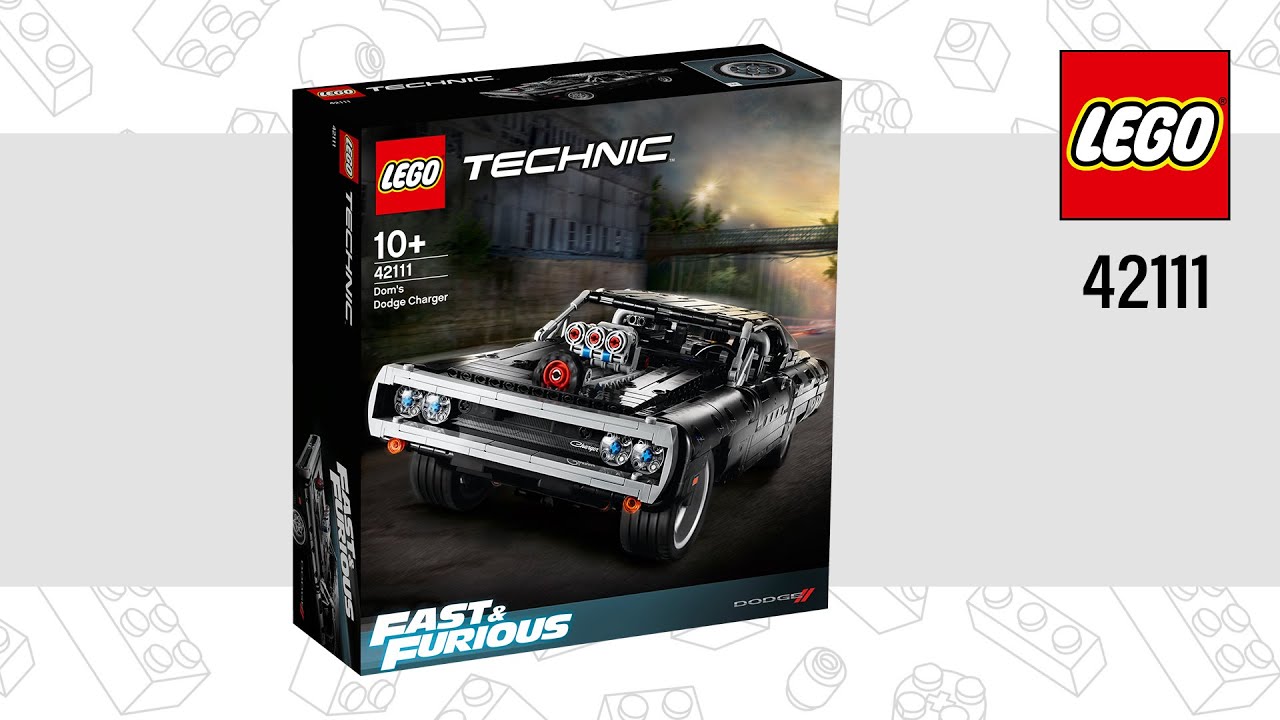 LEGO&reg; Technic&trade; Dom&rsquo;s Dodge Charger (42111)[1077 pcs] Speed Build @TopBrickBuilderLite
