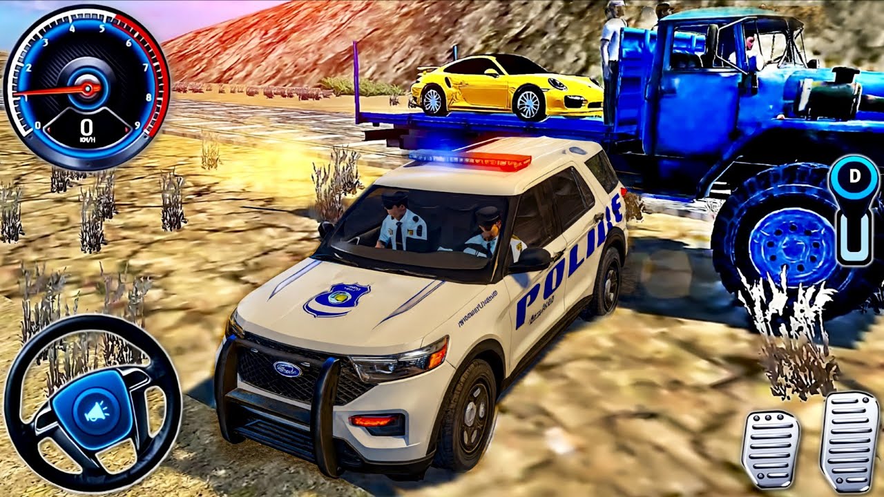 US Police Car Driving 2025 — Police Cop Car Chase Simulator 3D — Android Gameplay
