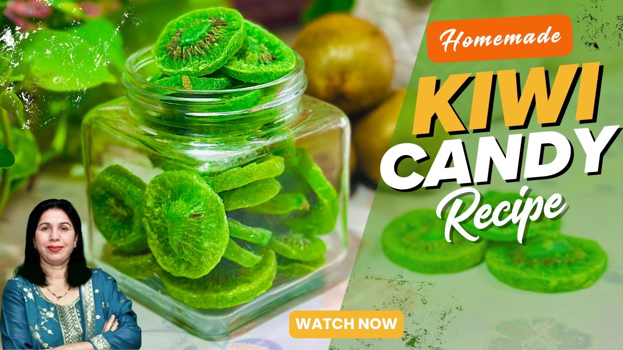 Homemade Kiwi Candy | Easy & Tasty Recipe | This Kiwi Candy Will Blow Your Mind 🤯🍬🥝