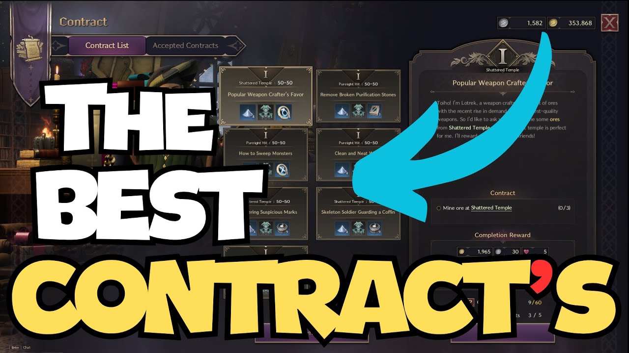 Throne & Liberty: How To Min/Max Your Gear Progression With Contracts (Beginner Guide)