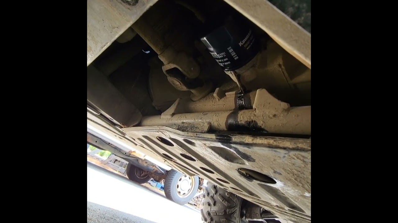 Kawasaki Teryx 800 Oil Change Quick Video