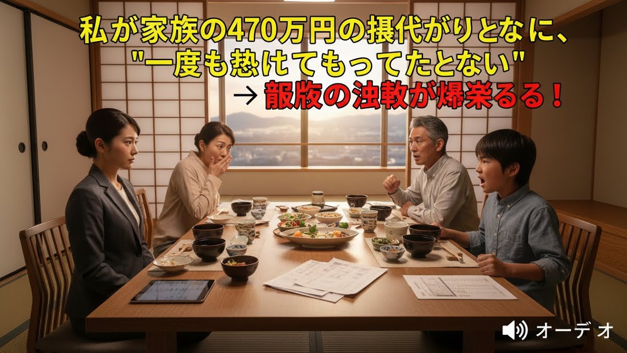 家族の裏切りが暴かれた夜、470万円の代償が自由を買う