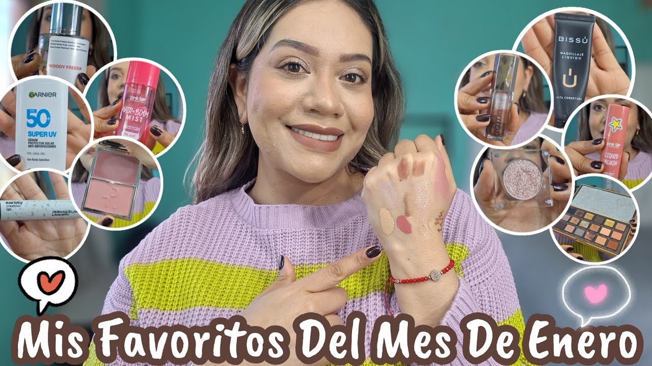 Mis Favoritos Del Mes De Enero| Bissú, Garnier,Huda Beauty, Pink Up, Dossier etc...