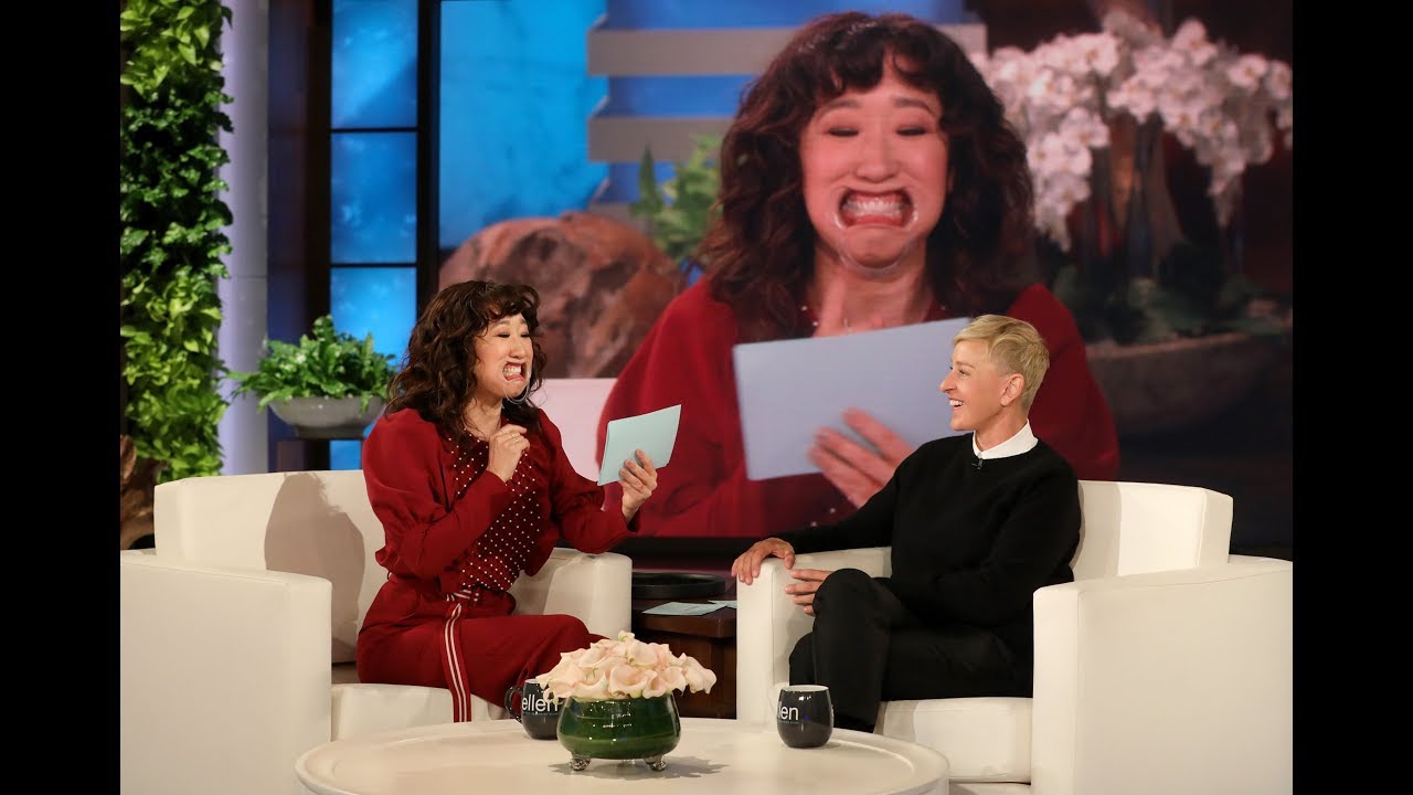 Sandra Oh Drools Over a Game of ‘Speak Out’