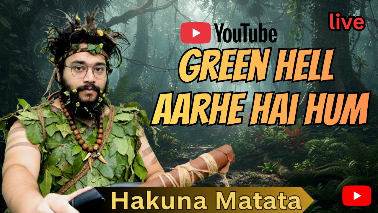🔴LIVE: Green Hell Gameplay Jungle Mein Mangal #greenhell #gaming #gameplay