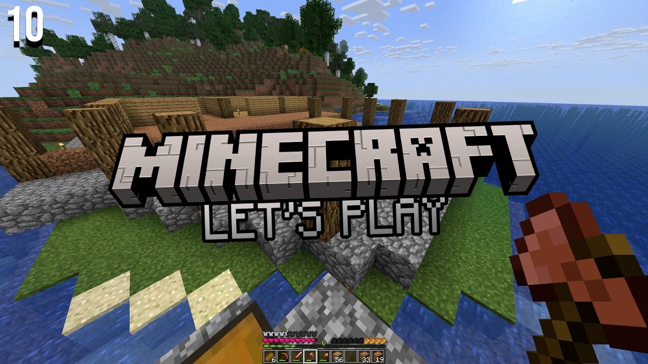Minecraft: Survival Let's Play Ep. 10 - building a house.