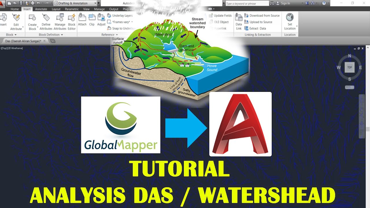 Tutorial membuat Das /Watershead di global mapper