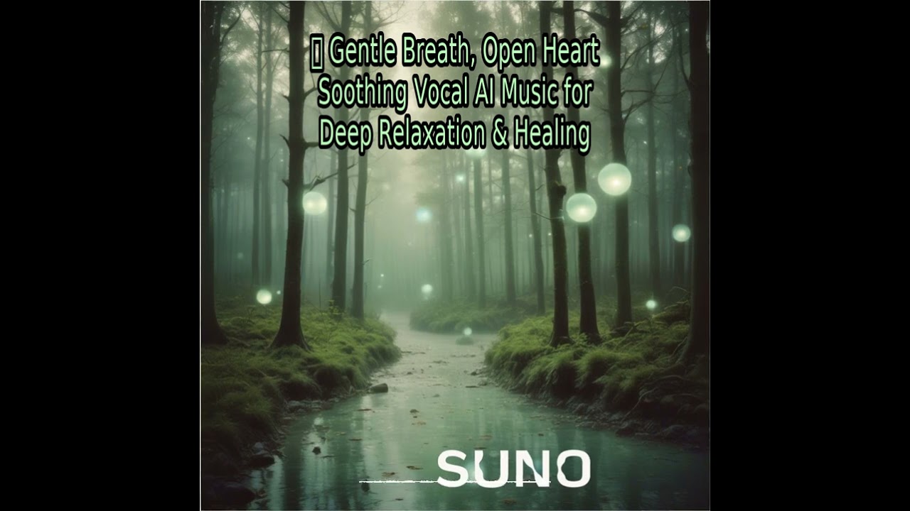 🌸 Gentle Breath, Open Heart: Soothing Vocal AI Music for Deep Relaxation & Healing