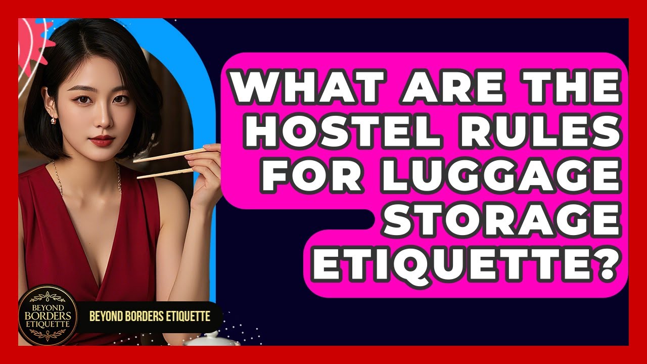 What Are The Hostel Rules For Luggage Storage Etiquette? - Beyond Borders Etiquette