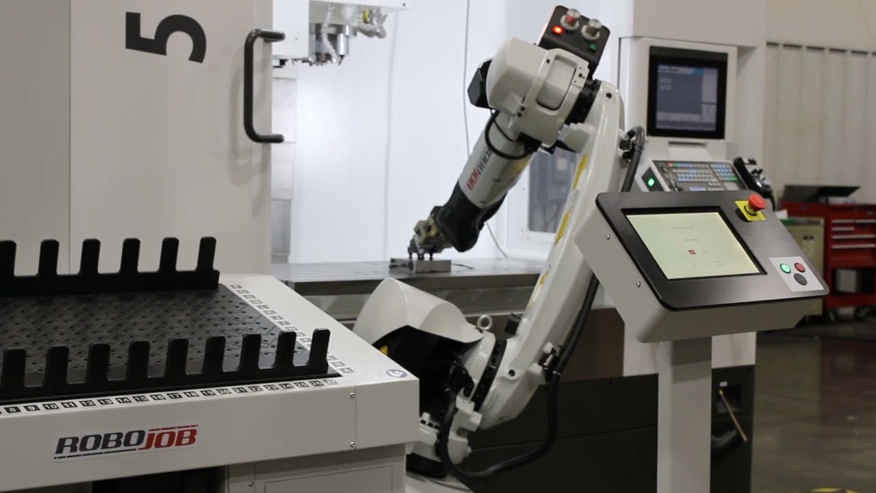 VID-214 HWR Vise Loading Option for RoboJob
