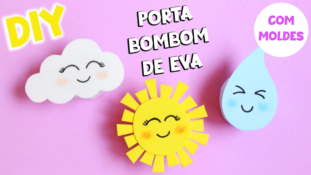 LEMBRANCINHA CHUVA DE AMOR EVA . PORTA BOMBOM CHUVA DE AMOR EVA . FAÇA VOCÊ MESMA CHUVA DE AMOR EVA