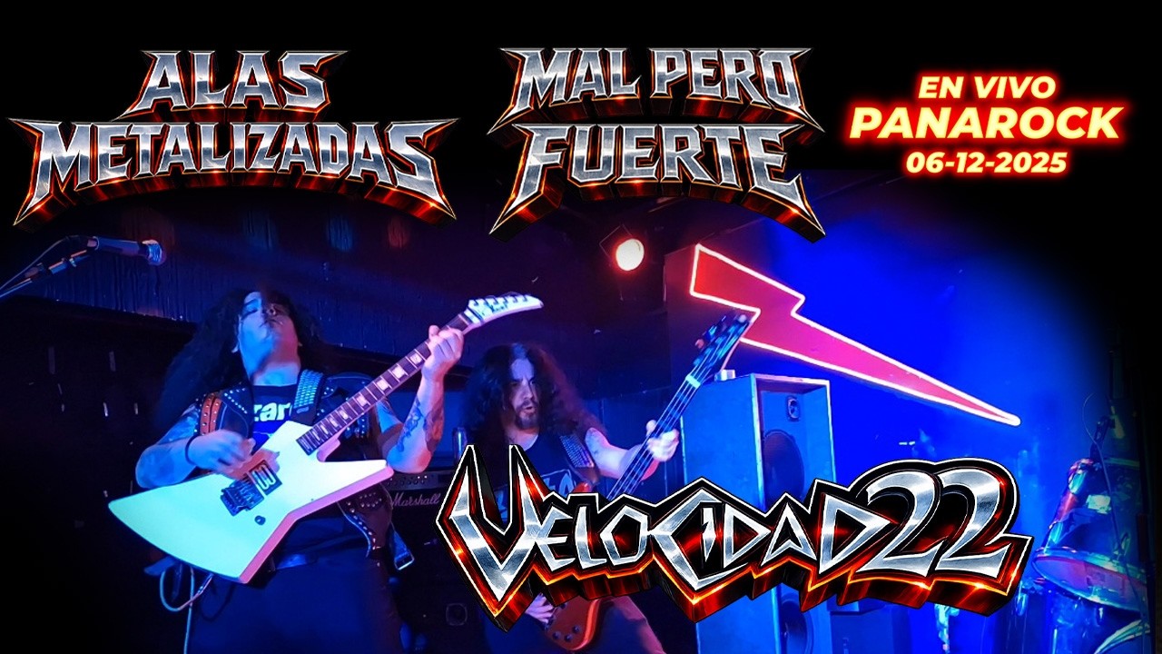 VELOCIDAD22 - ALAS METALIZADAS + MAL PERO FUERTE