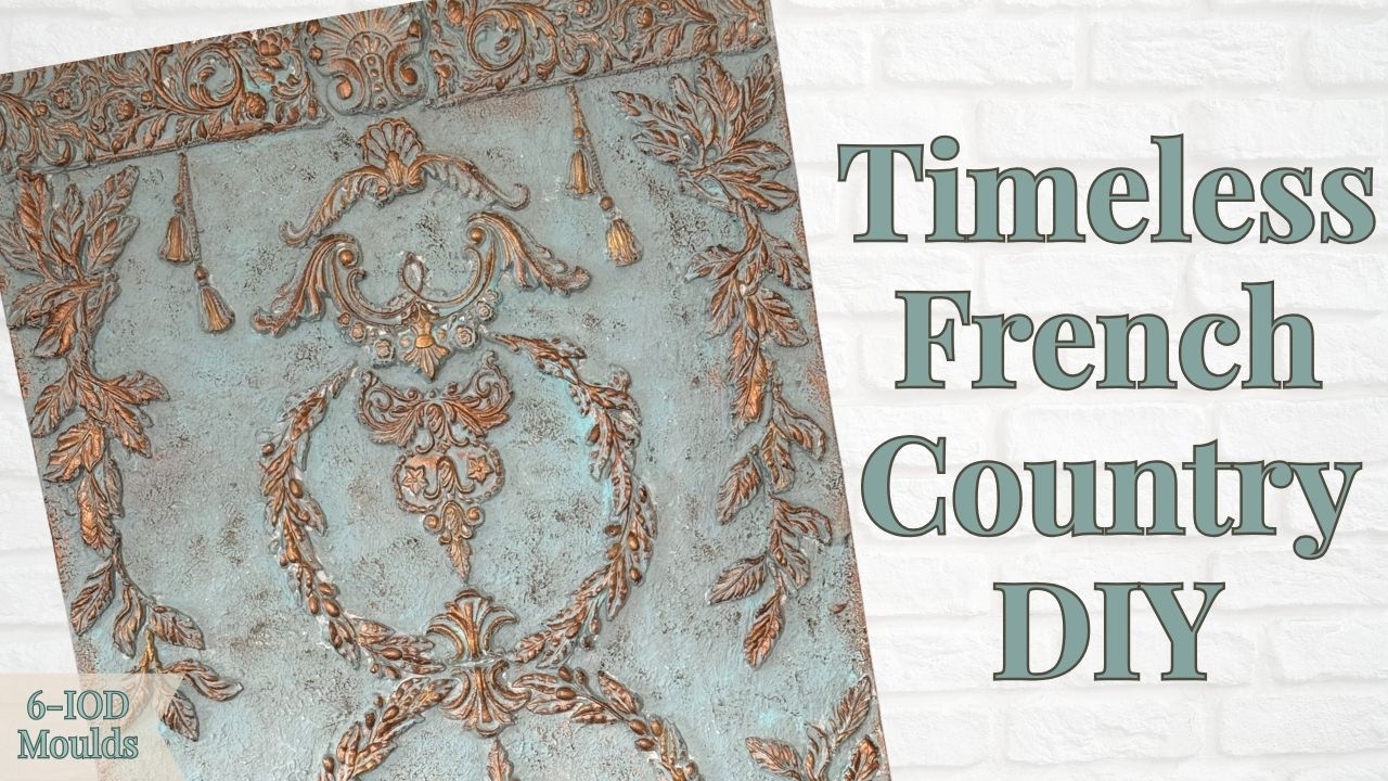 Turn Plain Wood into a High-End French Country Antique (DIY Wall Panel)
