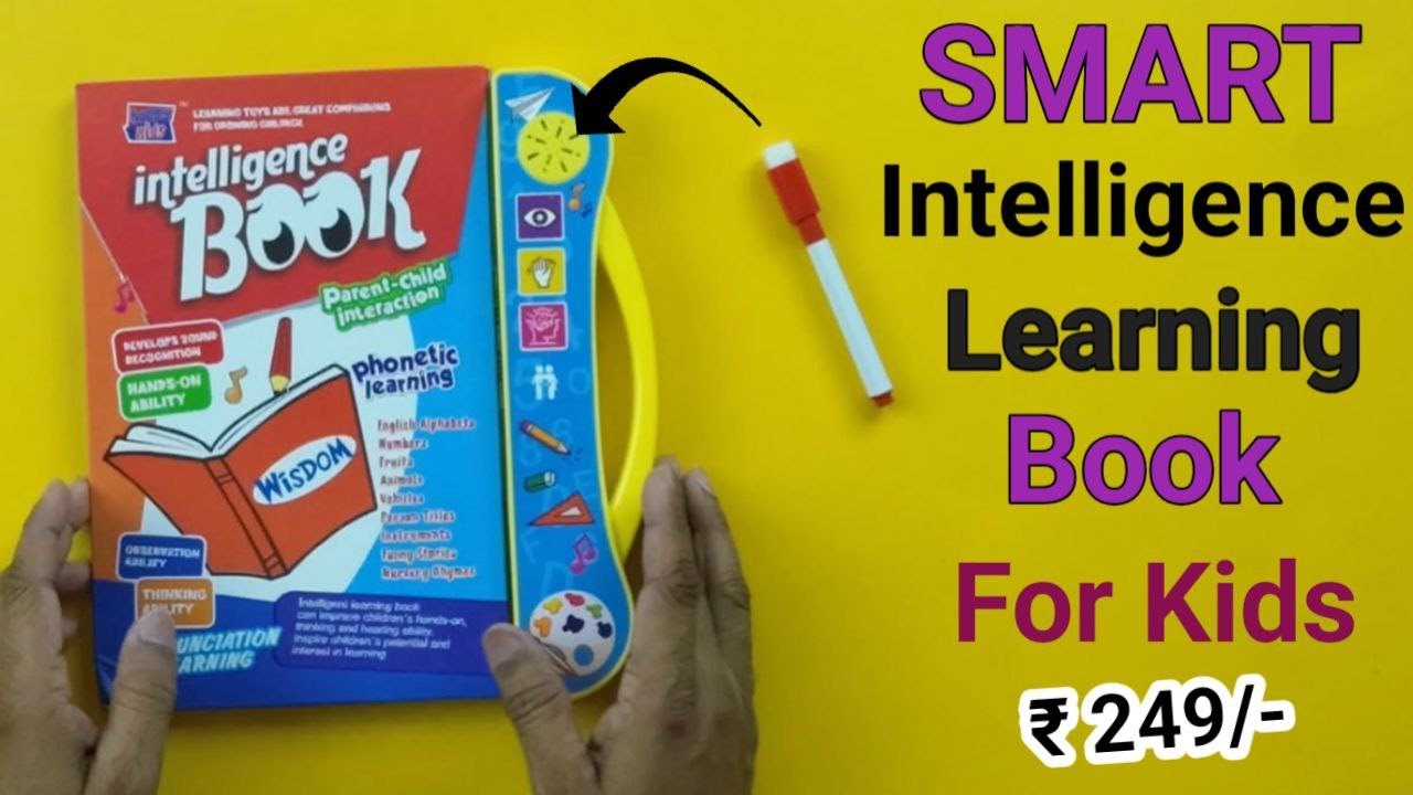 Smart Intelligence Learning Book for Kids Unboxing & Review