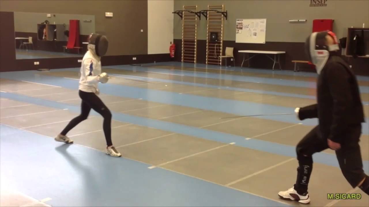Escrime épée leçon lesson lección Sicard Michel #1