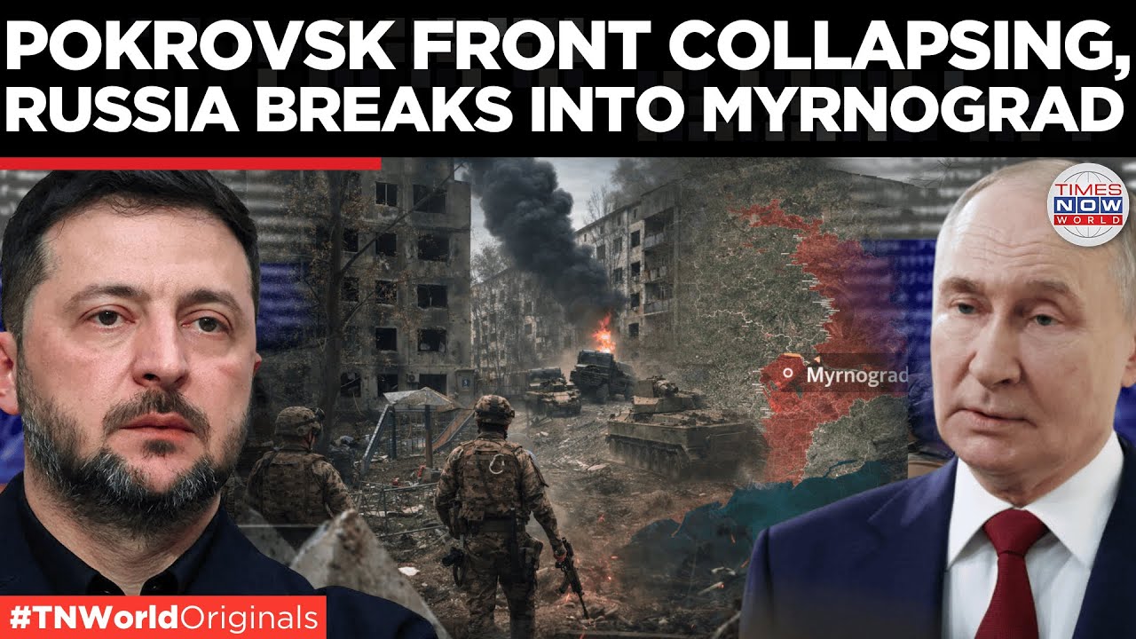 POKROVSK COLLAPSING: Russian Forces Break Into Myrnograd, Ukraine Struggle to Hold Line | World News