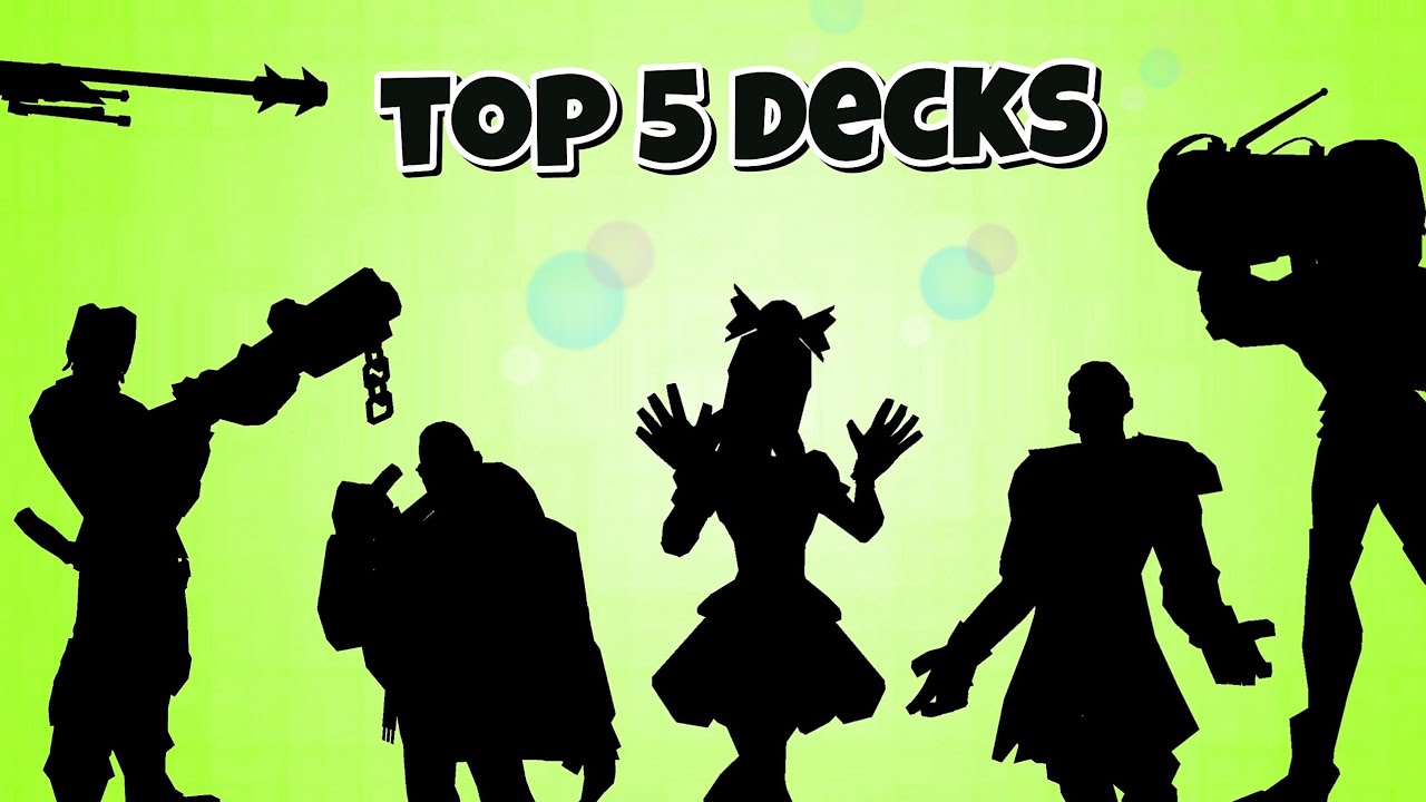 TOP 5 DECKS IN #FRAG PRO SHOOTER - Tips and tricks