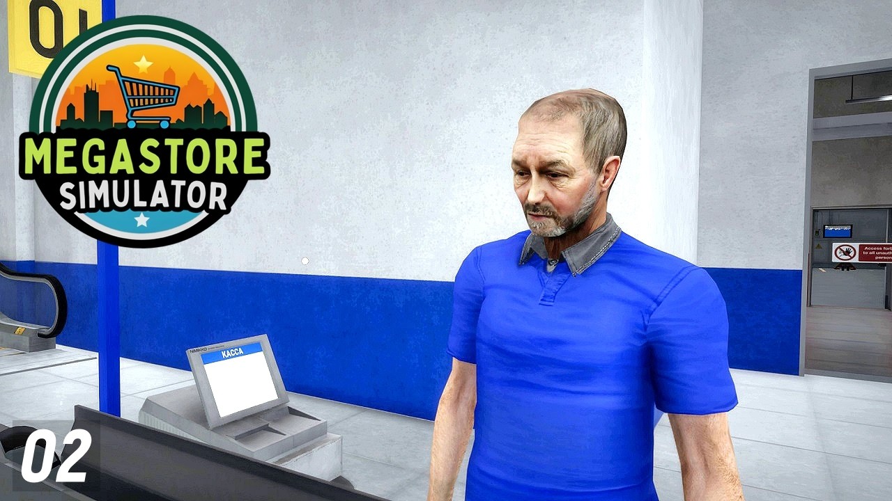 Megastore Simulator - Нанял ДЕДА касира # 2