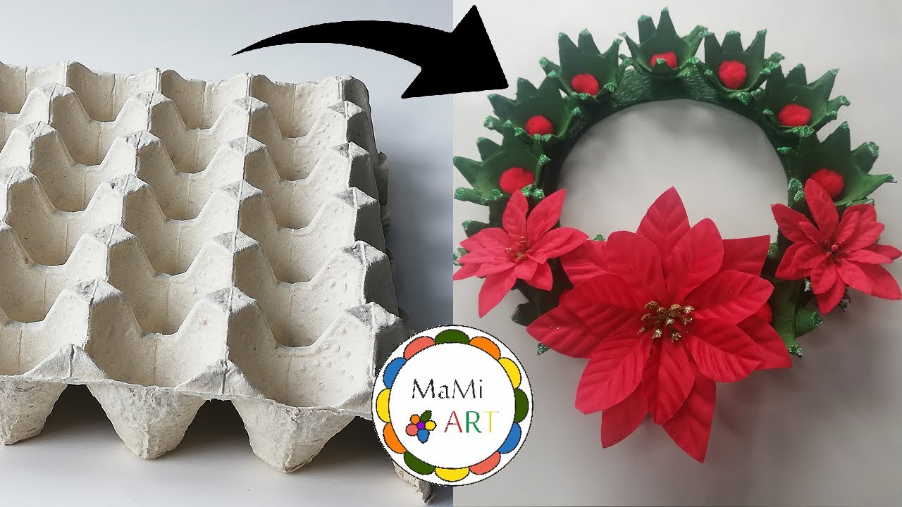 🎄Amazing DIY Christmas Craft! 🎄🌲 FESTIVE RECYCLED DECORATION DIY! 🎄