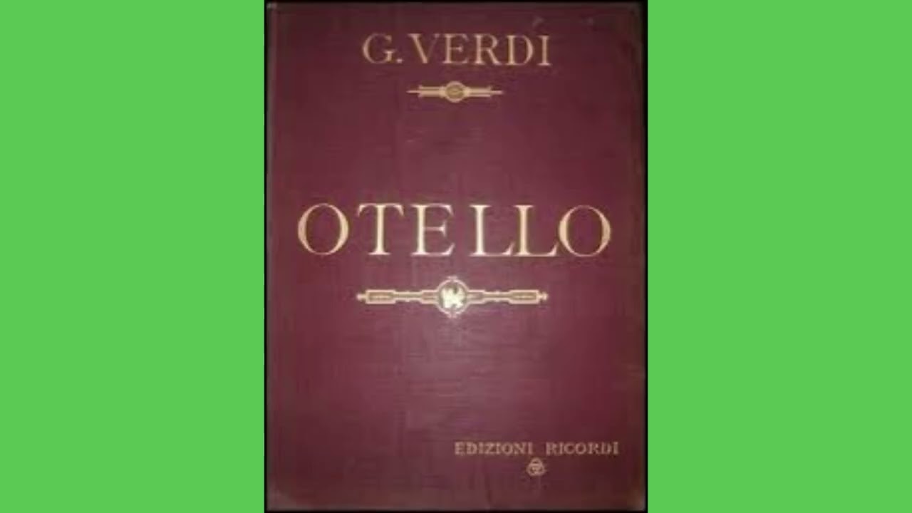 OTELLO (Verdi): Maurice STERN, Edith DAVIS, Roger ROLOFF,  Miguel CORTEZ, Roy C. SMITH, & E. HULING