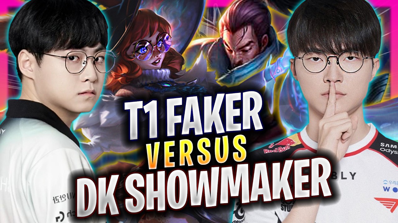 T1 FAKER vs DK SHOWMAKER! - T1 Faker Plays Yasuo Mid vs DK ShowMaker Aurora! | Season 2026