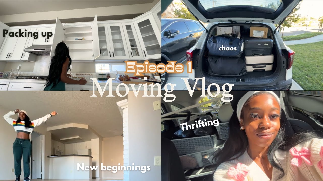 MOVING VLOG/ Moving into my first apartment in OC *realistic*