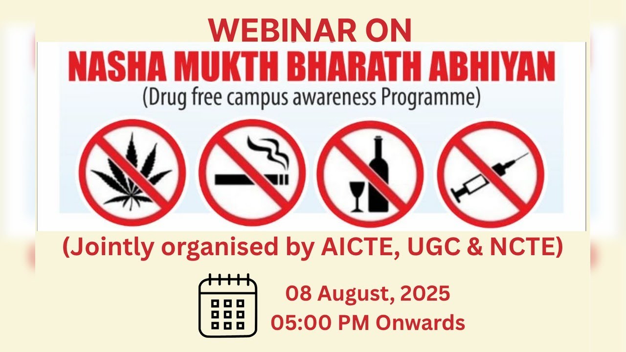 Webinar on 'Nasha Mukt Bharat Abhiyaan'