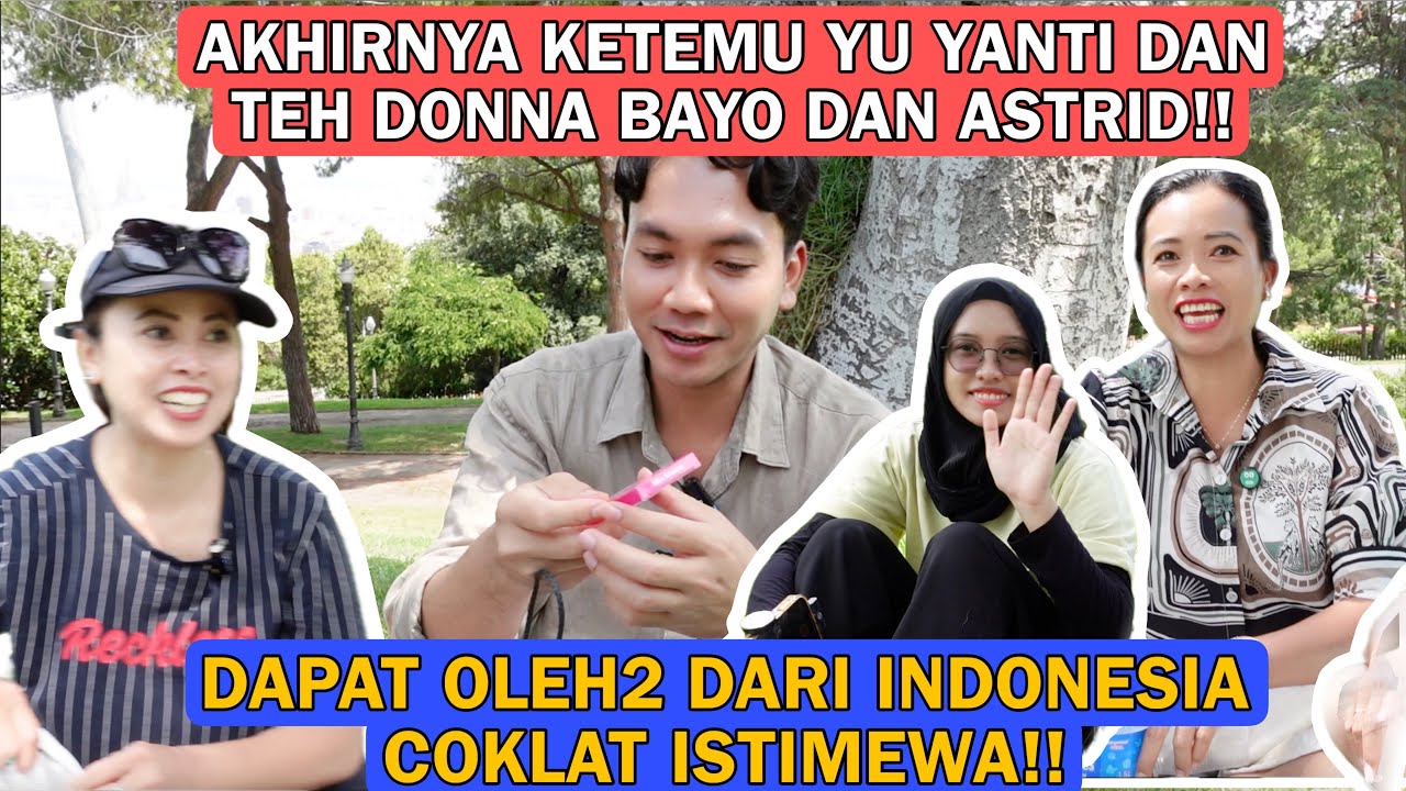 AKHIRNYA KETEMU ASTRID YU YANTI GUIXE DAN TEH DONNA !! DAPAT OLEH2 DARI INDONESIA DAN PIKNIK BARENG!