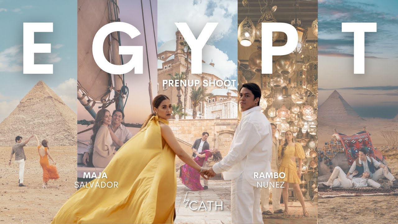 EGYPT - Maja and Rambo's Pre-Wedding Shoot | Cath Sobrevega
