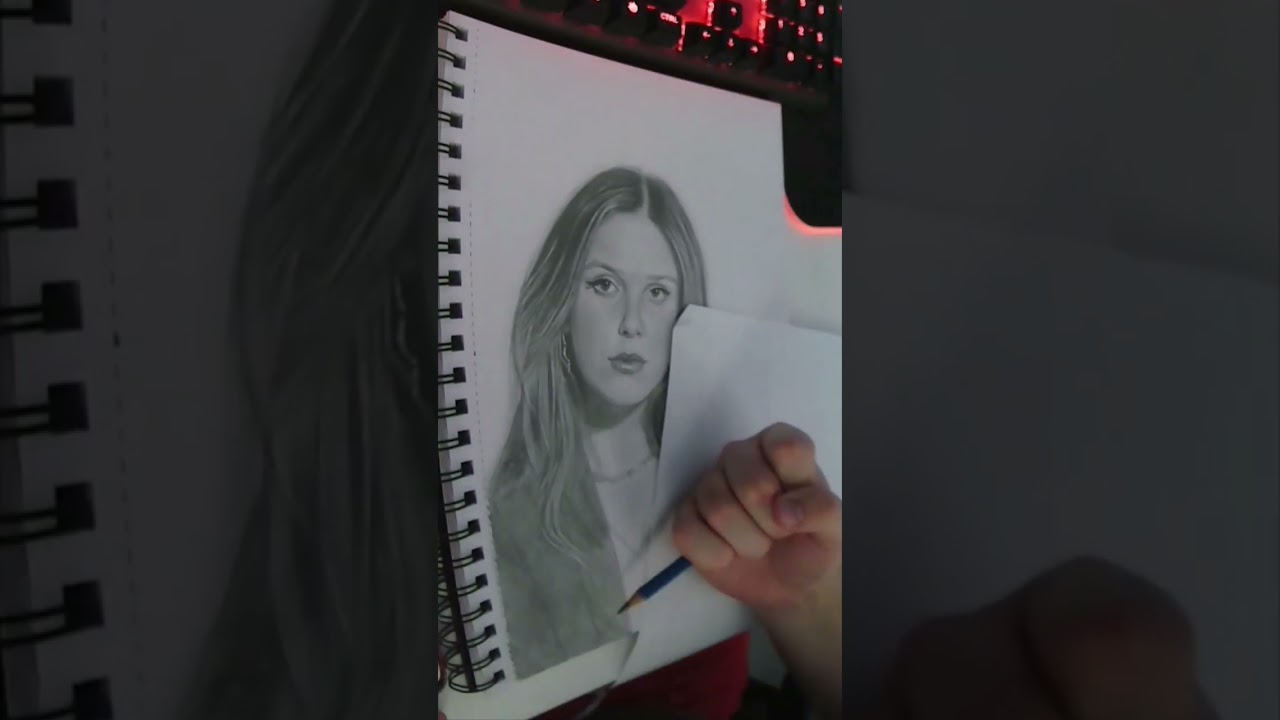 Drawing Millie Bobby Brown. 